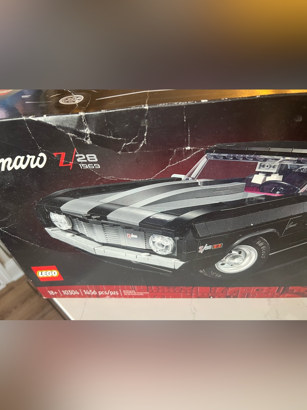 Brand NEW Damaged Box 100% Sealed LEGO Icons: Chevrolet Camaro Z28 10304 - Picture 8 of 9